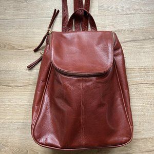 Brand New Brown Leather Backpack Satchel (Overland)